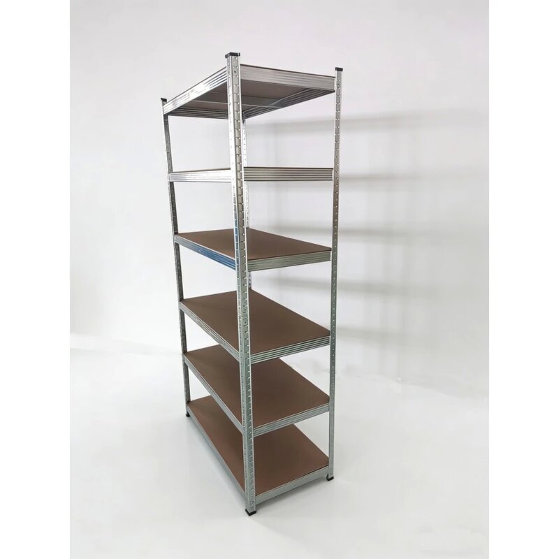 SuperHome Metalna Montažna Polica 200x100x50cm, 6 Polica, Nosivost 1050kg - detalj