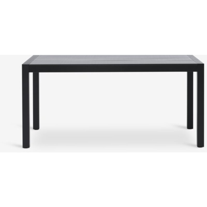 Baštenski sto HAGEN 92x160 cm, sivi, DURAWOOD®/aluminijum - detalj