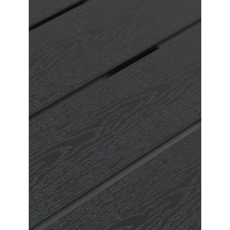 Bistro baštenski stočić HOBRO 70x70 cm, crna - detalj