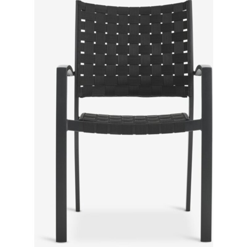 Baštenski set KAPPRUET D65 sto + 2 GLOMFJORD stolice, crna - detalj