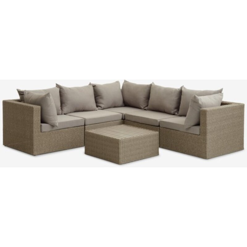 Lounge garnitura RAVNDRUP - centralni modul, natur - detalj