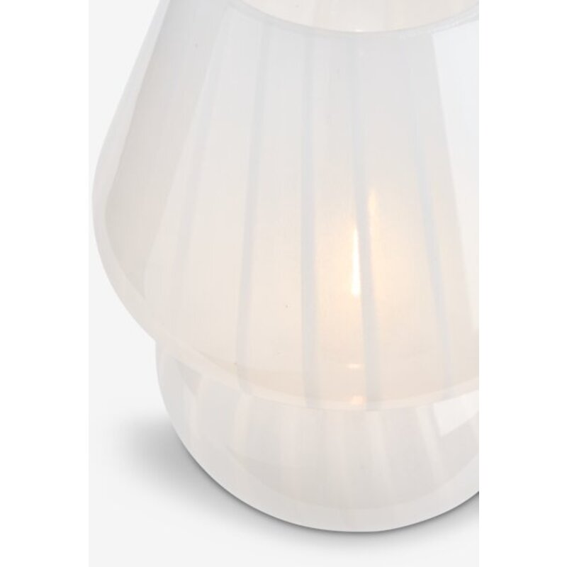 Lampa na baterije 15xV19cm sa tajmerom bela - detalj