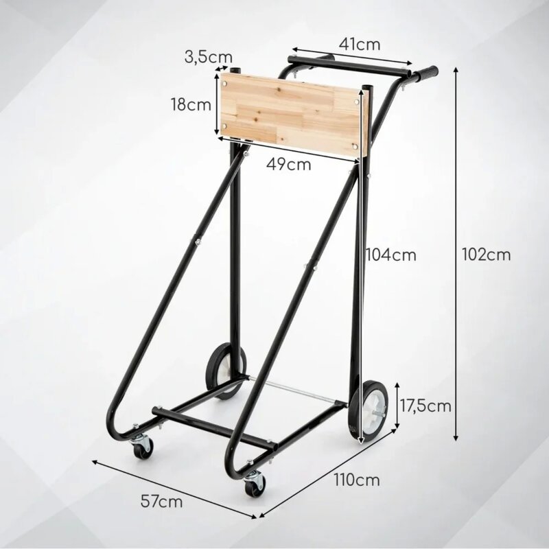 Veltor transportna kolica za vanbrodski motor, nosivost 150 kg - detalj