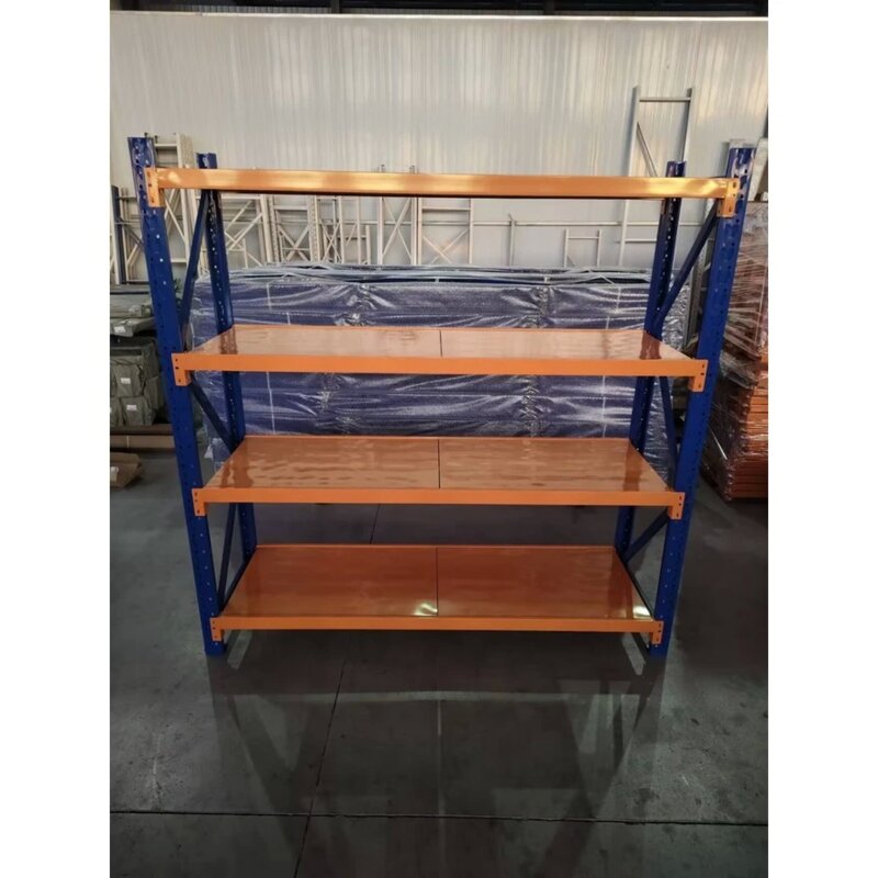 SuperHome Metalna Montažna Polica 200x200x60cm, 4 Nivoa, Nosivost 200kg po Nivou - detalj