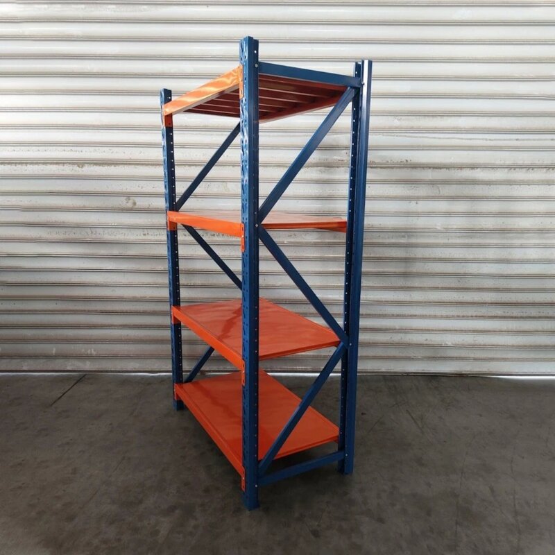 SuperHome Metalna Montažna Polica 200x120x60cm, 4 Nivoa, Nosivost 200kg po Nivou - detalj