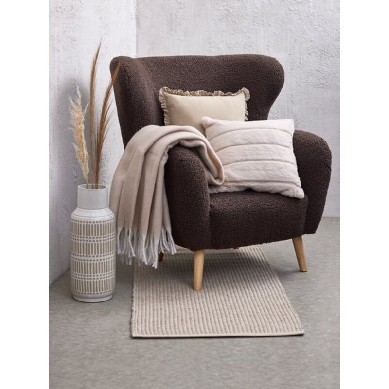 Tepih staza FLATSIV 65x140 bež - detalj