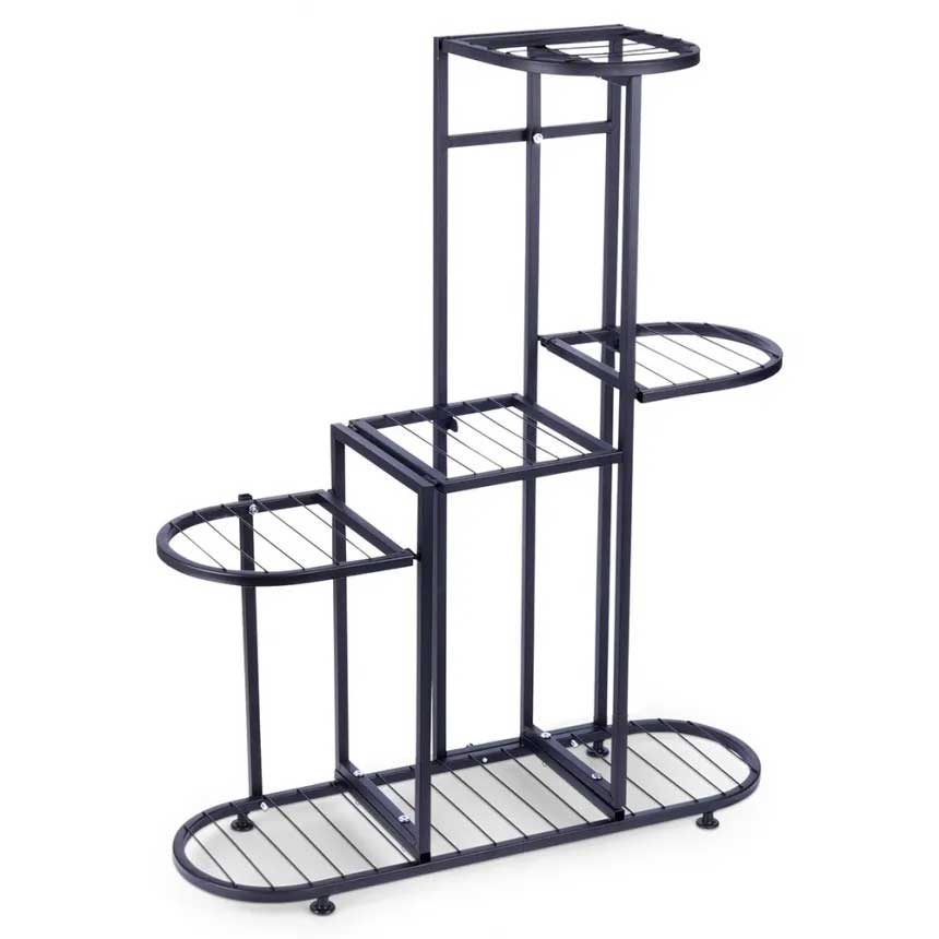 Metalni stalak za saksije sa 5 nivoa 84,5 cm Vilde - detalj