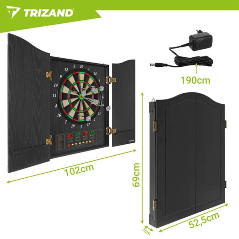 Trizand Električni Pikado 69x52,5cm sa LED Displejom - detalj