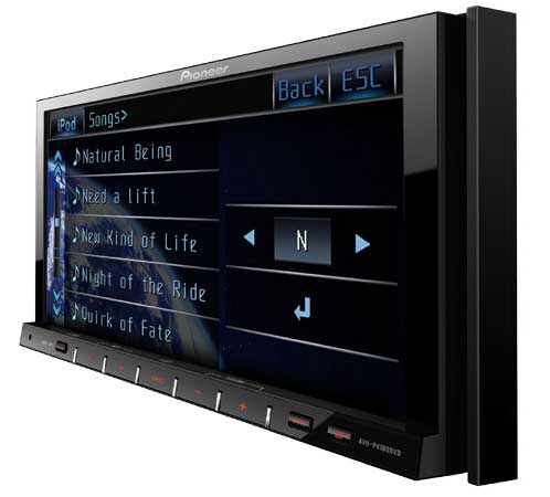 Pioneer AVH-P4100 DVD player - detalj