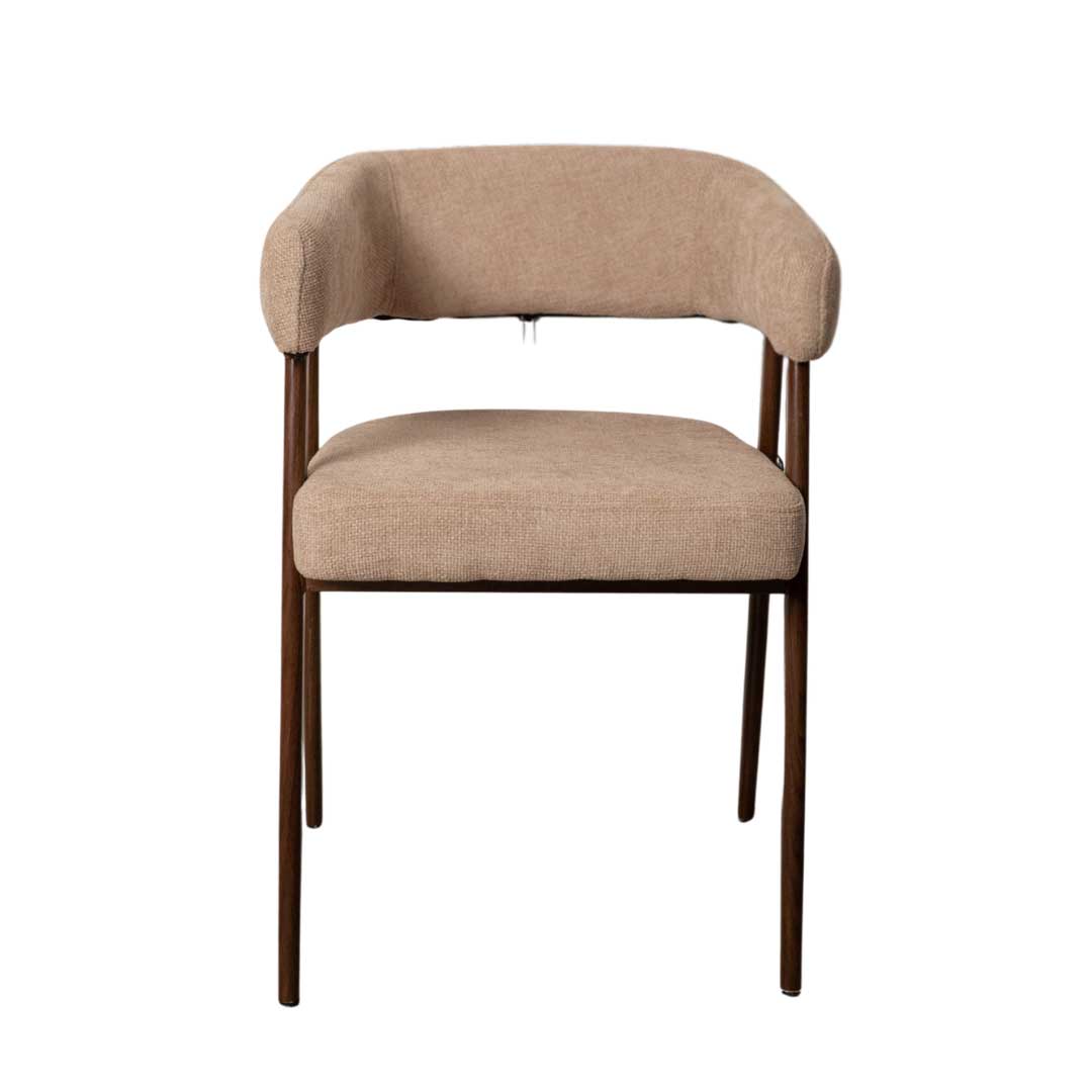 Moderna trpezarijska stolica Zara Dark Krem - detalj