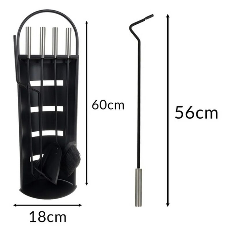 Kaminer Set Pribora za Kamin sa Stalkom, 4 Dela - detalj