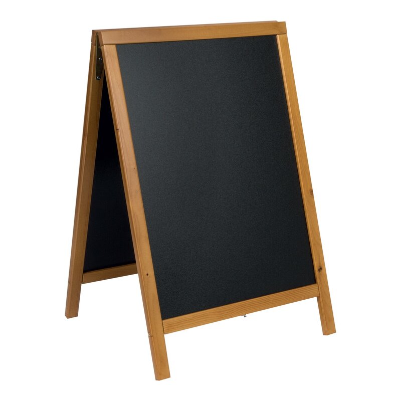 A-tabla za pisanje kredom METRO PROFESSIONAL, crna, 125 x 69 x 56,3 cm - detalj