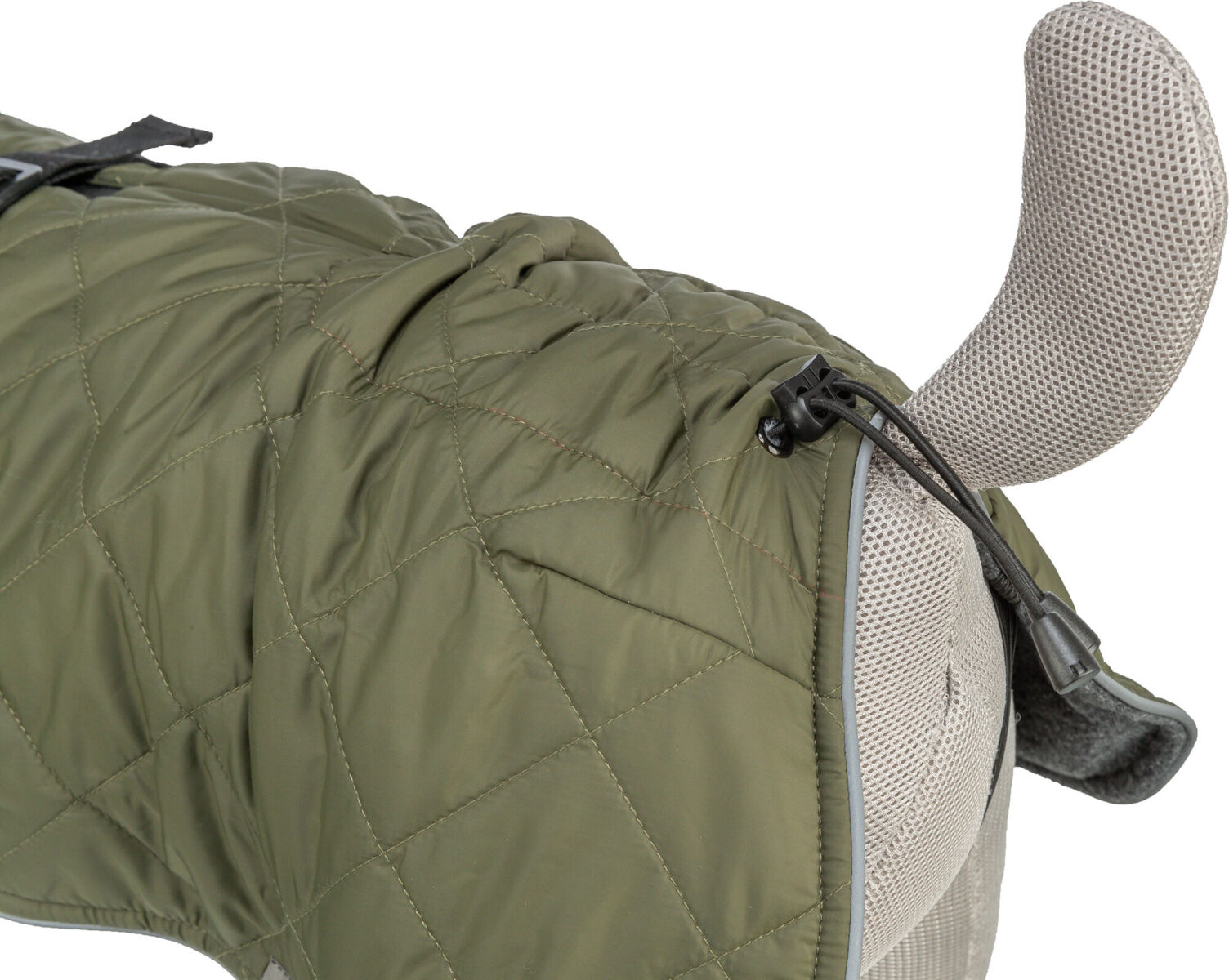 Jakna za pse Minot olive green leđa 45cm TRIXIE 679904 - detalj