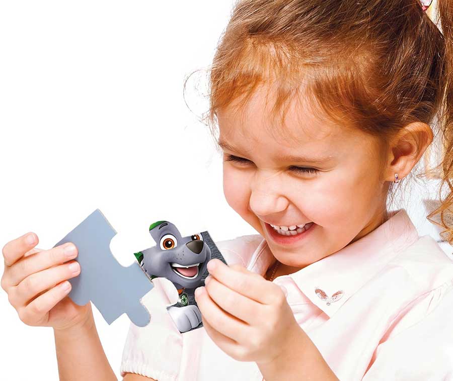 Puzzle slagalica 104 maxi dela Patrolne šape Clementoni 23753 - detalj