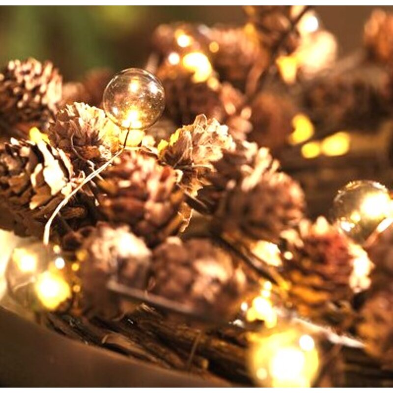 Dekorativne lampice na baterije 163cm 20 LED - detalj