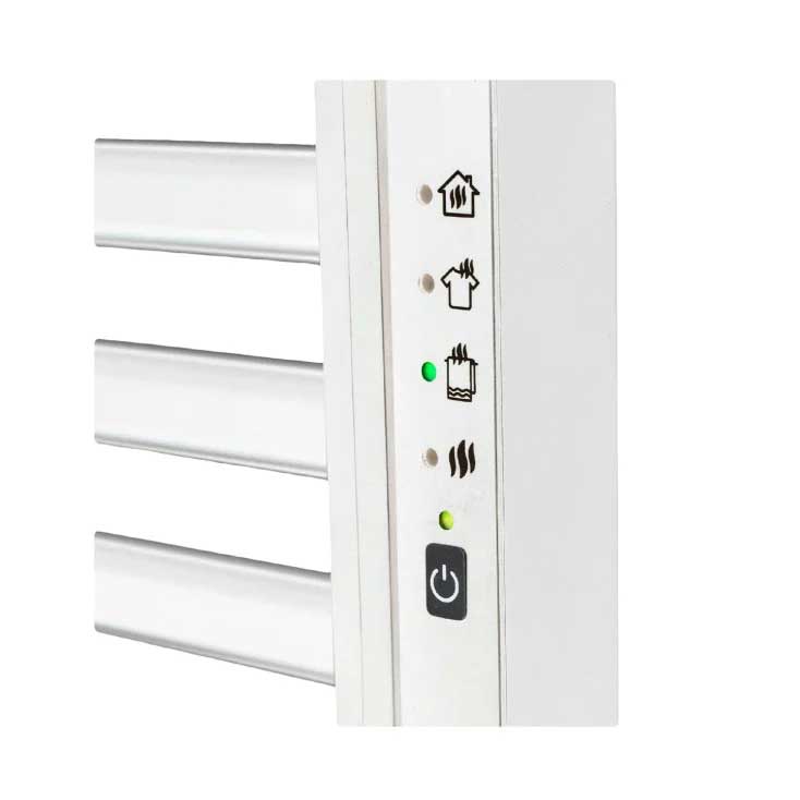 Zidna električna sušilica peškira i veša Home FKTW345W 345W – bela - detalj