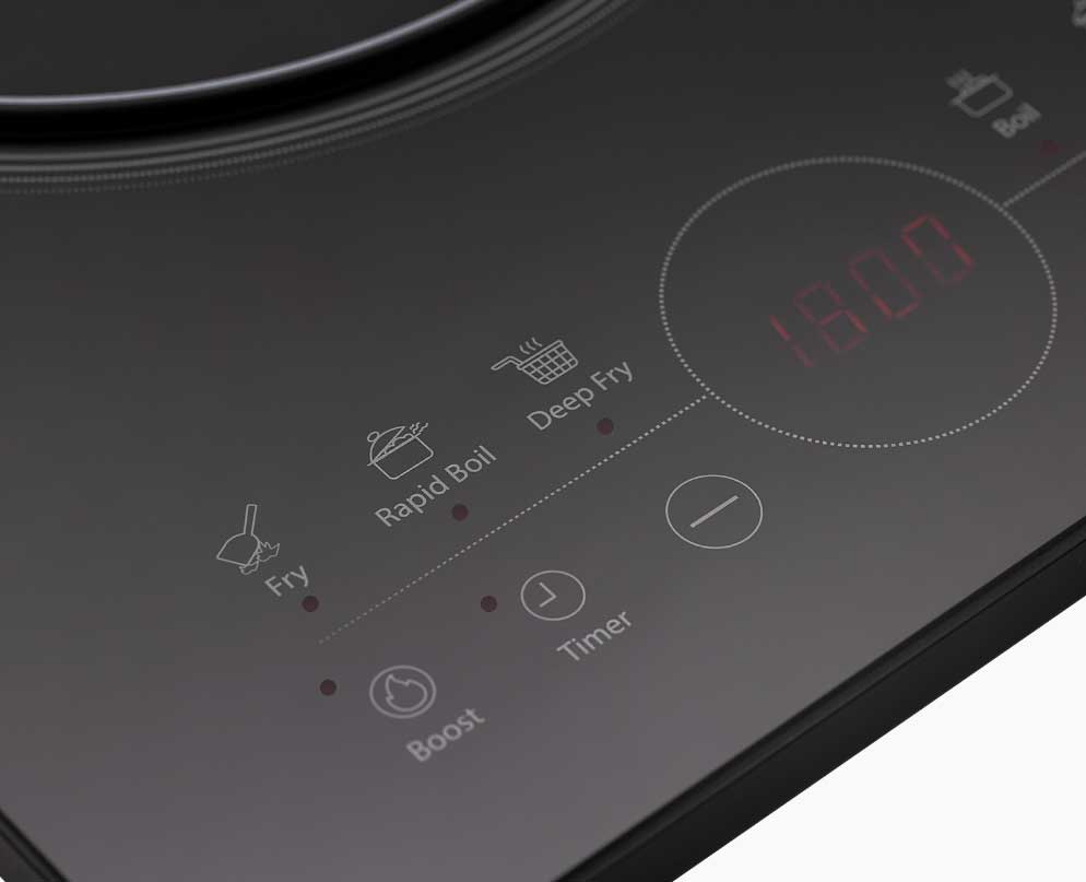 Indukciona ploča Vivax HPI-2200TP B 2200W Crna - detalj