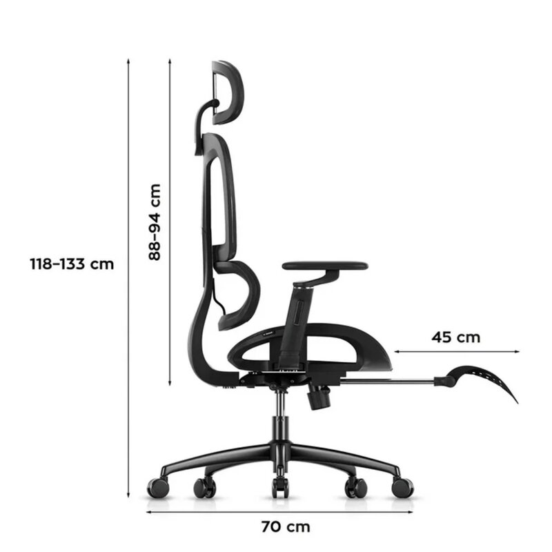 Gaming stolica Huzaro Combat 7.9 Crna - detalj