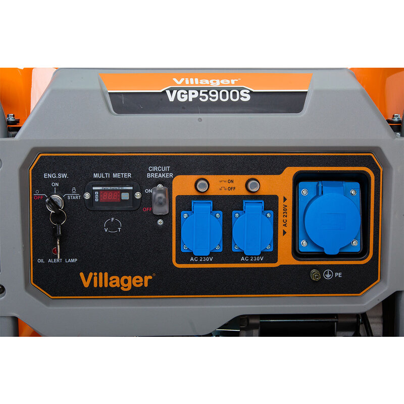Agregat za struju Villager VGP 5900 S, 5 kW, benzinski - detalj