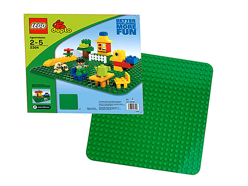 LEGO® DUPLO® Velika zelena podloga za kocke 2304 - detalj