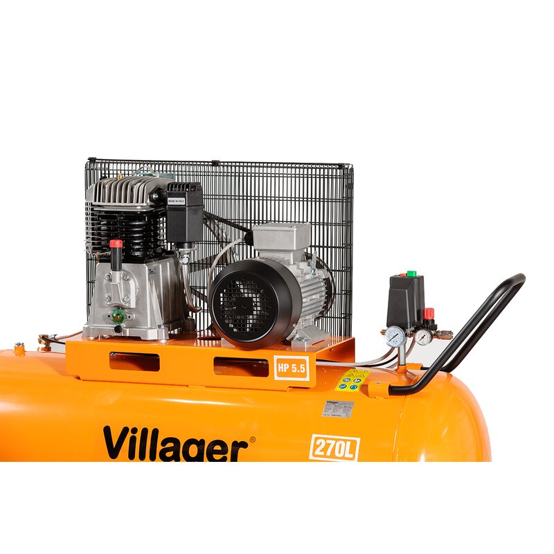 Kompresor za vazduh Villager V-300/5.5 Pro, 5.5 KS, 582 l/min, 400V - detalj
