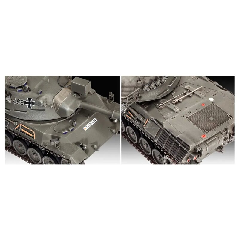 Revell maketa tenka Leopard 1 - detalj