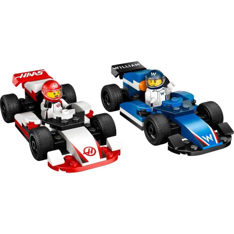 LEGO® City F1 Williams Racing i Haas F1 trkački automobili 60464 - detalj