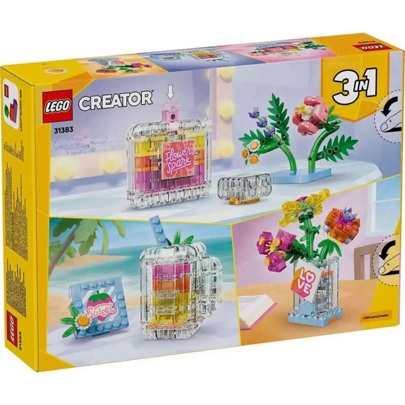 LEGO® Creator 3-u-1 Bočica Parfema sa Cvetnim Dekorom 31383 - detalj