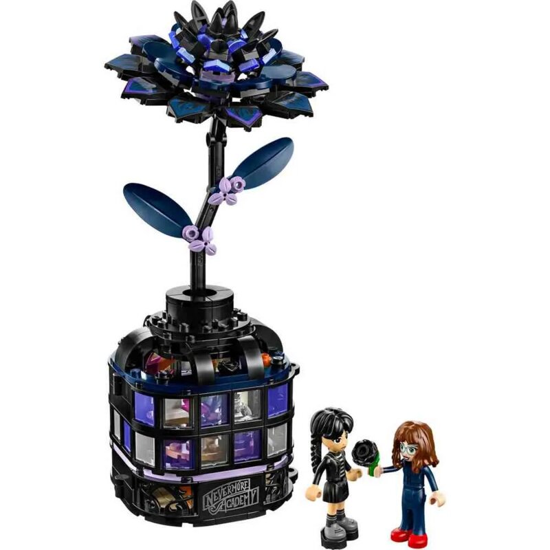 LEGO® Sreda — Crna dalija (Black Dahlia Flower) - detalj