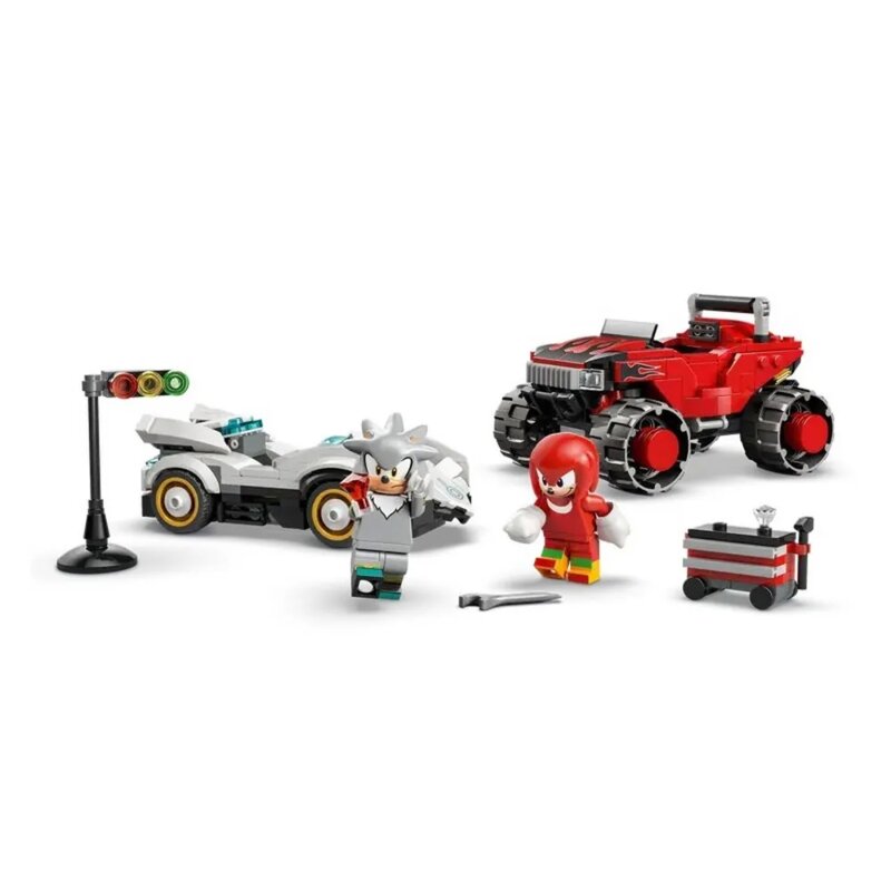 LEGO® Sonic the Hedgehog Silver's Car vs. Knuckles' Monster Truck 77118 - detalj