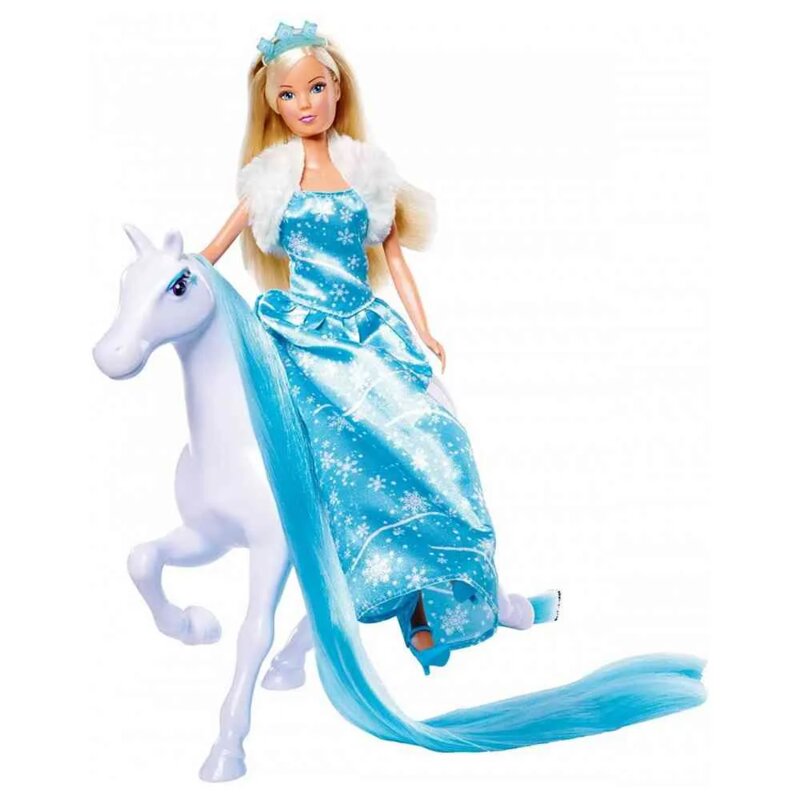Steffi Love Snow Dream Set - lutka sa kočijom i konjem - detalj