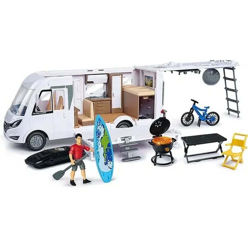 Dickie Toys Kamper Set sa zvukom i svetlom – Hymer B-Class, 1:24 - detalj