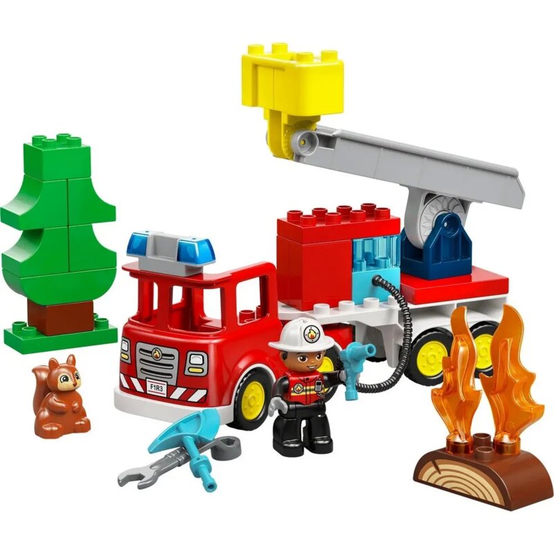 LEGO® DUPLO Town Vatrogasno vozilo sa crevom i vatrogascem - detalj