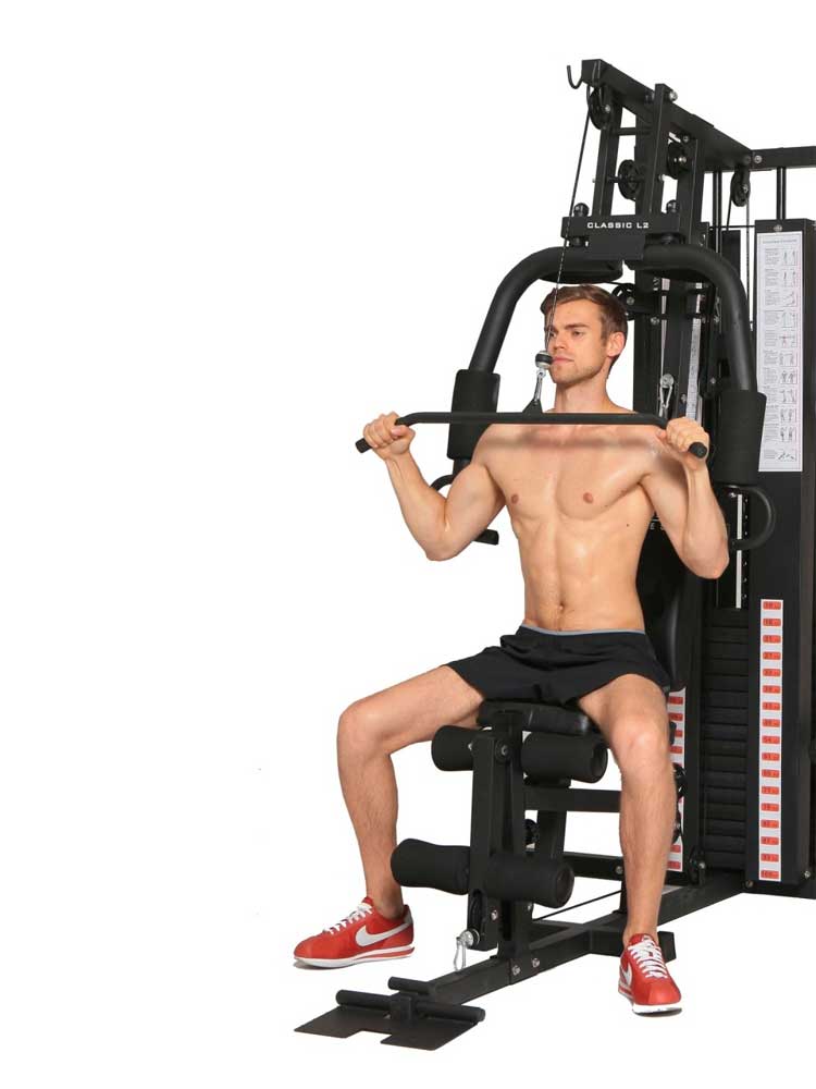 Kombinovana sprava za vežbanje ORION Gladijator L1 sa 65 kg tegova - detalj