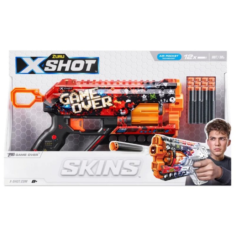 X-Shot Griefer blaster sa rotirajućom cevi - detalj