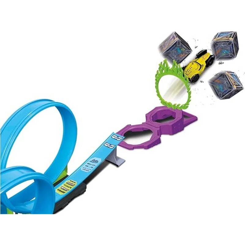 Maisto Cyber Racers Dual Race Challenge – set od 2 trkačka auta sa stazama, razmera 1:64 - detalj