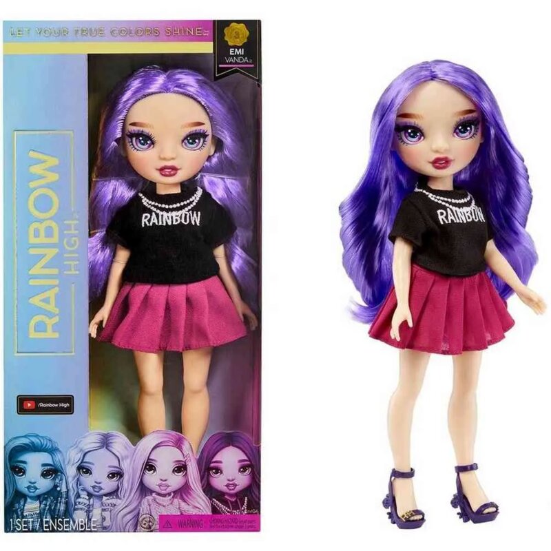 Rainbow High modna lutka Emi Vanda – kolekcionarska figura - detalj