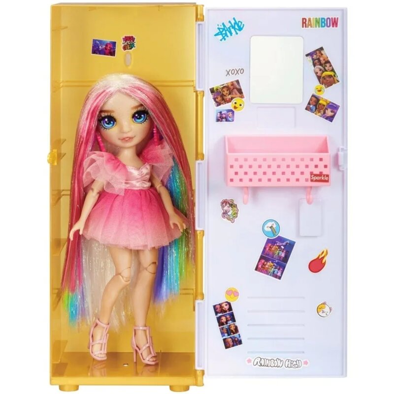 Rainbow High Swim Locker Playset – Set Ormarić za Lutke sa Dodacima - detalj