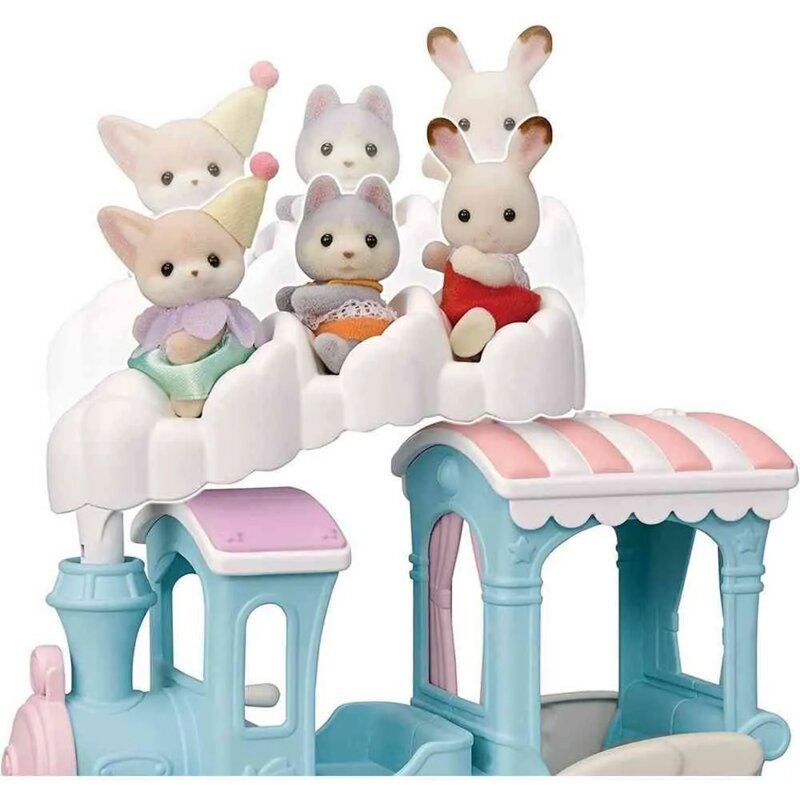 Sylvanian Families Dugin Voz sa Oblakom i Bebi Lisicom - detalj