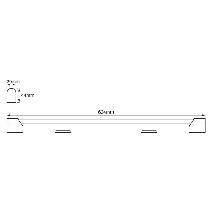 LED lampa Osram 63,4cm 10W 4000K - detalj