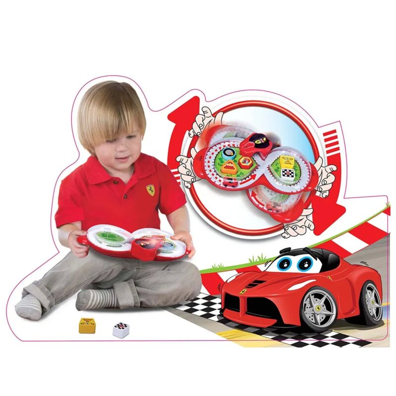 Bburago Junior Ferrari Eco Drivers – trkačka staza sa oblicima za decu - detalj