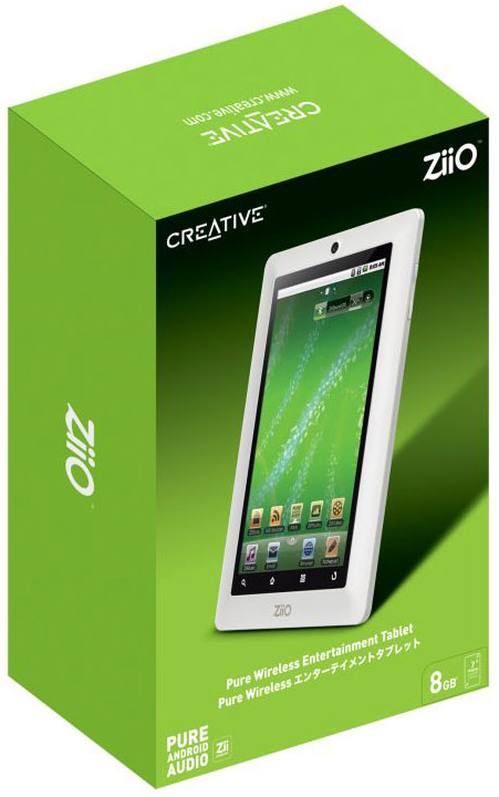 Creative ZiiO 8 GB Android Tablet Računar - 7 In TFT -  Resistive Touch - detalj