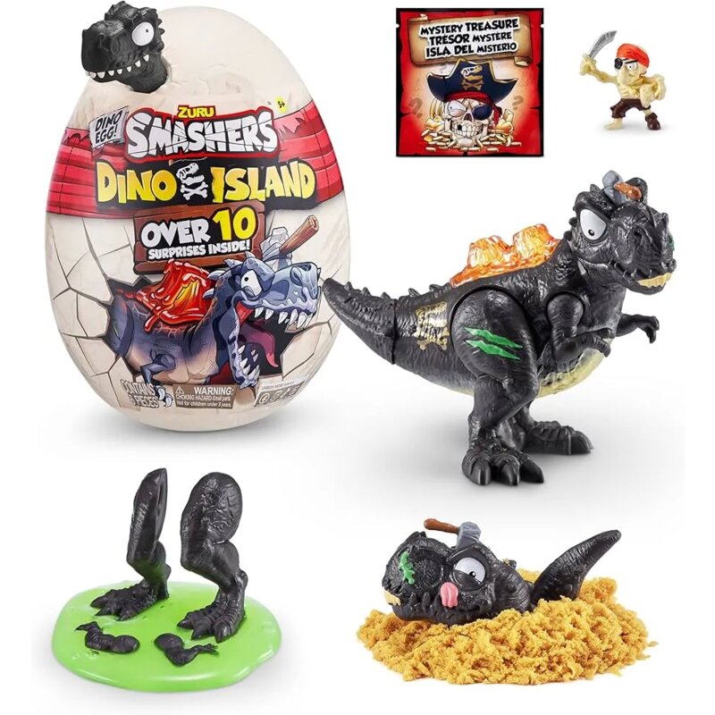Smashers S5 Dino Island Mini Jaje – Dino Figura za Decu - detalj