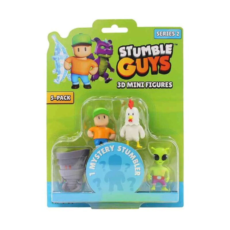 Stumble Guys Mini Akcione Figure – Pakovanje od 5 Figurica - detalj
