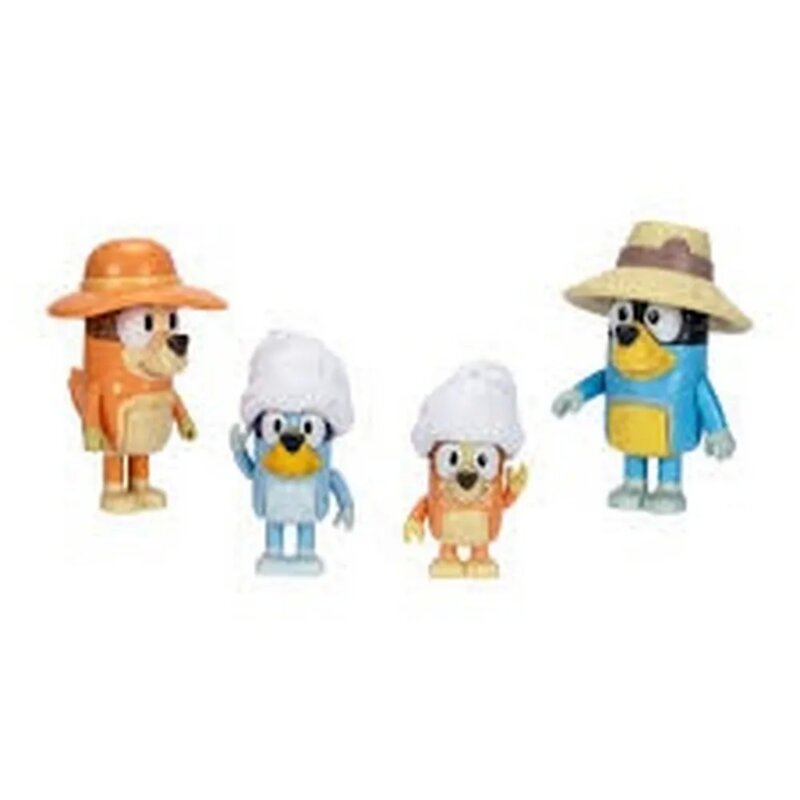 Bluey Porodica Set – 4 Figurice sa Dodacima - detalj