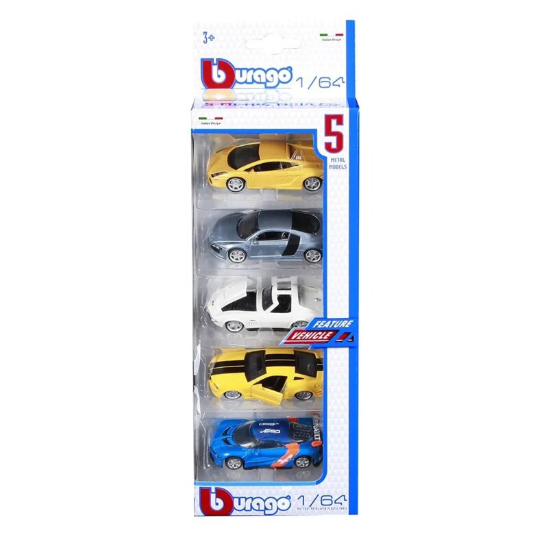 Burago Autići Set 1:64 – 5 Modela - detalj