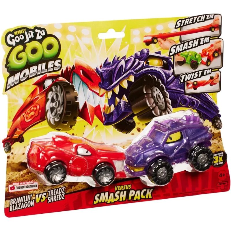 Goo Jit Zu Goomobil Versus Set — Bravlin' Blazagon protiv Treadz Shredz - detalj