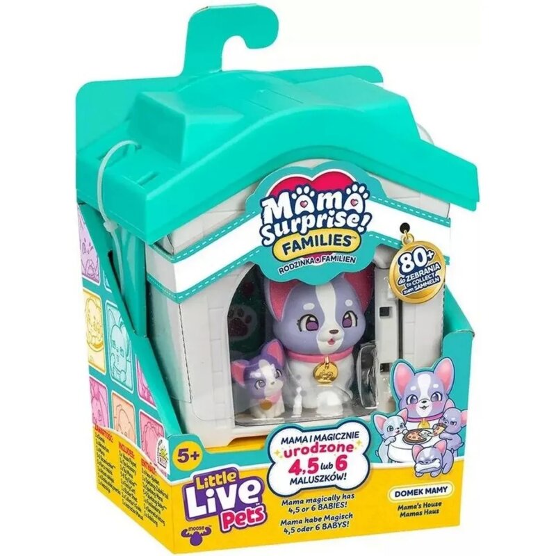 Little Live Pets Mama's House – interaktivna plišana igračka sa bebama iznenađenja - detalj