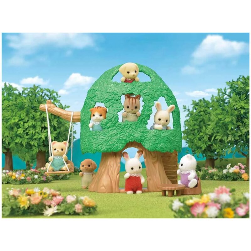 Sylvanian Families kućica na drvetu sa bebom veverice - detalj