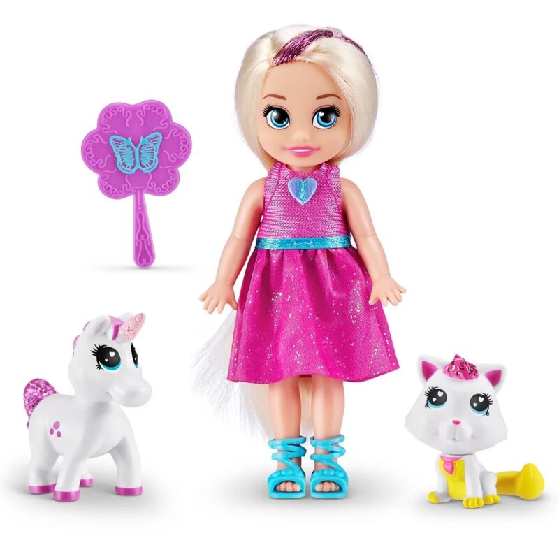 Sparkle Girlz Lutkica sa Ljubimcem Jednorogom i Setom za Frizuru - detalj